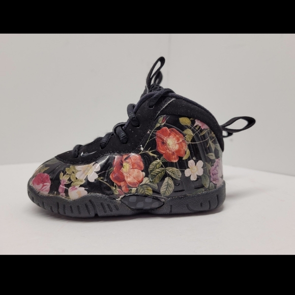 Nike Lil Posite Foamposite One Floral TD Toddler (Size 5) - Picture 1 of 6